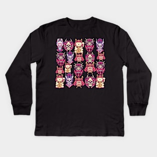 Spooky In Japanese Kids Long Sleeve T-Shirt